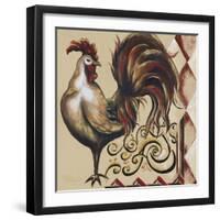 Rules the Roosters Square I-Tiffany Hakimipour-Framed Art Print