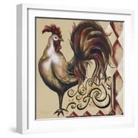 Rules the Roosters Square I-Tiffany Hakimipour-Framed Art Print