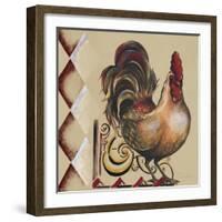 Rules the Roosters Square II-Tiffany Hakimipour-Framed Art Print