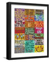 Rules-Carla Bank-Framed Giclee Print