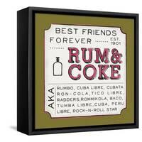 Rum and Coke-Ashley Sta Teresa-Framed Stretched Canvas