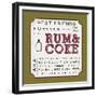 Rum and Coke-Ashley Sta Teresa-Framed Premium Giclee Print
