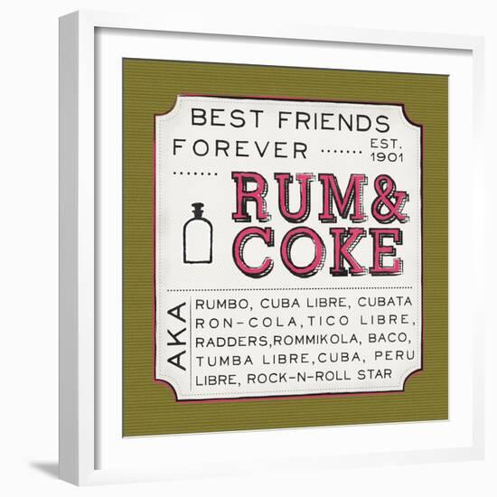 Rum and Coke-Ashley Sta Teresa-Framed Premium Giclee Print