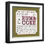 Rum and Coke-Ashley Sta Teresa-Framed Art Print