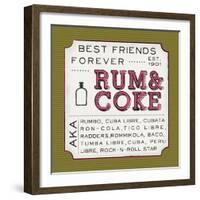 Rum and Coke-Ashley Sta Teresa-Framed Art Print