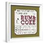 Rum and Coke-Ashley Sta Teresa-Framed Art Print