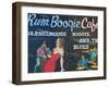 Rum Boogie Cafe, Wall Mural, Beale Street Entertainment Area, Memphis, Tennessee, USA-Walter Bibikow-Framed Premium Photographic Print