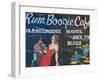 Rum Boogie Cafe, Wall Mural, Beale Street Entertainment Area, Memphis, Tennessee, USA-Walter Bibikow-Framed Premium Photographic Print