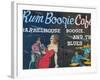 Rum Boogie Cafe, Wall Mural, Beale Street Entertainment Area, Memphis, Tennessee, USA-Walter Bibikow-Framed Photographic Print