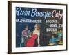 Rum Boogie Cafe, Wall Mural, Beale Street Entertainment Area, Memphis, Tennessee, USA-Walter Bibikow-Framed Photographic Print