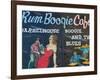 Rum Boogie Cafe, Wall Mural, Beale Street Entertainment Area, Memphis, Tennessee, USA-Walter Bibikow-Framed Photographic Print