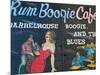 Rum Boogie Cafe, Wall Mural, Beale Street Entertainment Area, Memphis, Tennessee, USA-Walter Bibikow-Mounted Photographic Print