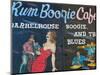 Rum Boogie Cafe, Wall Mural, Beale Street Entertainment Area, Memphis, Tennessee, USA-Walter Bibikow-Mounted Photographic Print