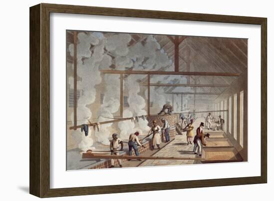 Rum Distillery in the West Indies,1823-William Collins-Framed Giclee Print