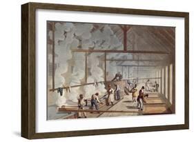 Rum Distillery in the West Indies,1823-William Collins-Framed Giclee Print
