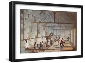 Rum Distillery in the West Indies,1823-William Collins-Framed Giclee Print
