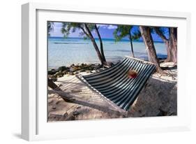 Rum Point Relaxation, Cayman Islands-George Oze-Framed Photographic Print