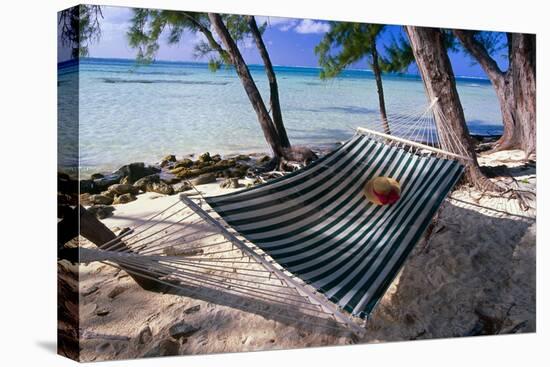 Rum Point Relaxation, Cayman Islands-George Oze-Stretched Canvas