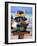 Rum Point Signs, Cayman Islands-George Oze-Framed Photographic Print