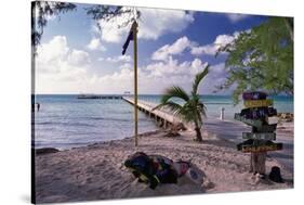 Rum Point View Grand Cayman Island-George Oze-Stretched Canvas