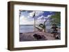 Rum Point View Grand Cayman Island-George Oze-Framed Photographic Print