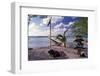 Rum Point View Grand Cayman Island-George Oze-Framed Photographic Print