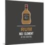 Rum-mip1980-Mounted Giclee Print