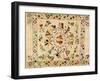 Rumal: Square Embroidery Cover Showing Punjabi Dance, Mid 19th Century-null-Framed Giclee Print