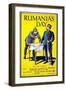 'Rumania's Day', Poster Showing the Kaiser and the King of Romania Arguing While Examining a Map,…-null-Framed Giclee Print