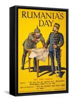 Rumania's Day, the Two Forces, Pub. London, 1918-null-Framed Stretched Canvas