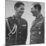 Rumanian Crown Prince Michael, Laughing with His Father King Carol II-John Phillips-Mounted Premium Photographic Print