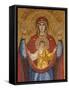 Rumanian Virgin Mosaic, Annunciation Basilica, Nazareth, Galilee, Israel, Middle East-Godong-Framed Stretched Canvas
