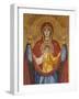 Rumanian Virgin Mosaic, Annunciation Basilica, Nazareth, Galilee, Israel, Middle East-Godong-Framed Photographic Print