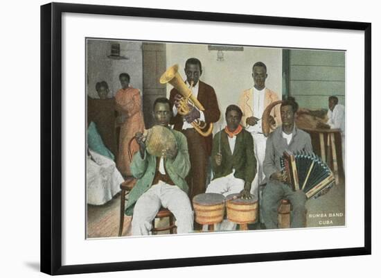 Rumba Band, Cuba-null-Framed Art Print