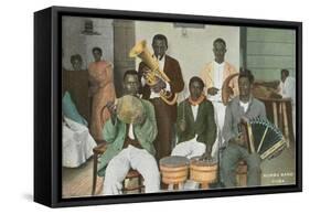 Rumba Band, Cuba-null-Framed Stretched Canvas