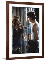 RUMBLE FISH, 1983 directed by FRANCIS FORD COPPOLA Diane Lane and Matt Dillon (photo)-null-Framed Photo