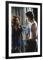 RUMBLE FISH, 1983 directed by FRANCIS FORD COPPOLA Diane Lane and Matt Dillon (photo)-null-Framed Photo
