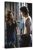 RUMBLE FISH, 1983 directed by FRANCIS FORD COPPOLA Diane Lane and Matt Dillon (photo)-null-Stretched Canvas