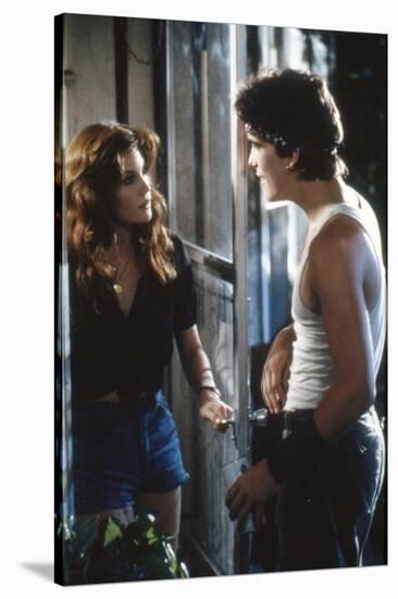 RUMBLE FISH, 1983 directed by FRANCIS FORD COPPOLA Diane Lane and Matt Dillon (photo)-null-Stretched Canvas