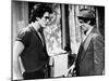 RUMBLE FISH, 1983 directed by FRANCIS FORD COPPOLA Matt Dillon and Dennis Hopper (b/w photo)-null-Mounted Photo