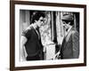 RUMBLE FISH, 1983 directed by FRANCIS FORD COPPOLA Matt Dillon and Dennis Hopper (b/w photo)-null-Framed Photo