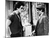 RUMBLE FISH, 1983 directed by FRANCIS FORD COPPOLA Matt Dillon and Dennis Hopper (b/w photo)-null-Mounted Photo