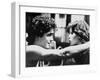 RUMBLE FISH, 1983 directed by FRANCIS FORD COPPOLA Matt Dillon and Diane Lane (b/w photo)-null-Framed Photo