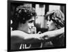 RUMBLE FISH, 1983 directed by FRANCIS FORD COPPOLA Matt Dillon and Diane Lane (b/w photo)-null-Framed Photo