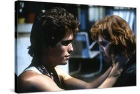 RUMBLE FISH, 1983 directed by FRANCIS FORD COPPOLA Matt Dillon and Diane Lane (photo)-null-Stretched Canvas