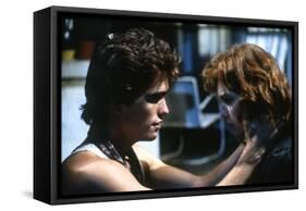 RUMBLE FISH, 1983 directed by FRANCIS FORD COPPOLA Matt Dillon and Diane Lane (photo)-null-Framed Stretched Canvas