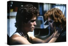 RUMBLE FISH, 1983 directed by FRANCIS FORD COPPOLA Matt Dillon and Diane Lane (photo)-null-Stretched Canvas