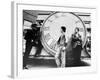 RUMBLE FISH, 1983 directed by FRANCIS FORD COPPOLA Matt Dillon and Mickey Rourke (b/w photo)-null-Framed Photo