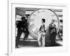 RUMBLE FISH, 1983 directed by FRANCIS FORD COPPOLA Matt Dillon and Mickey Rourke (b/w photo)-null-Framed Photo