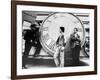 RUMBLE FISH, 1983 directed by FRANCIS FORD COPPOLA Matt Dillon and Mickey Rourke (b/w photo)-null-Framed Photo